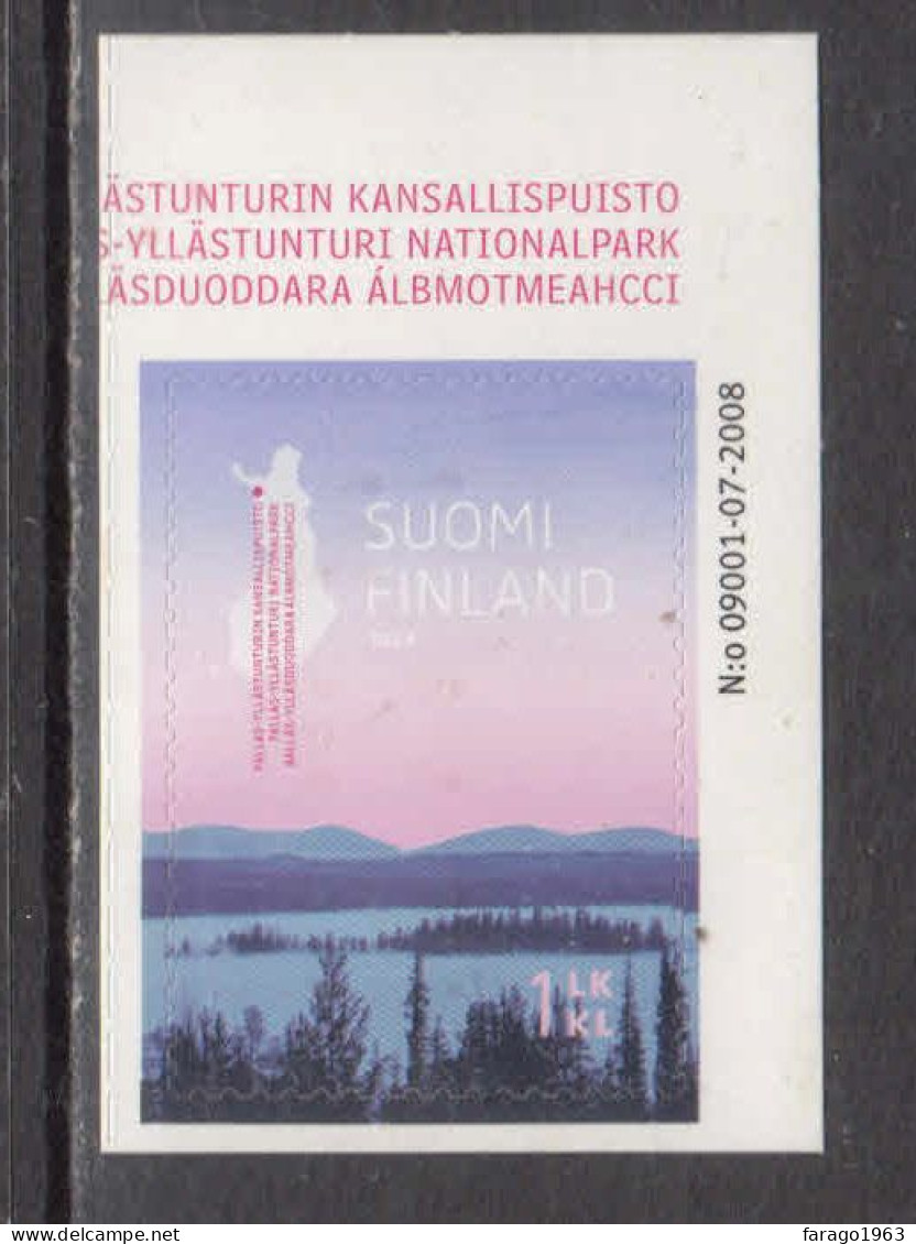 2009 Finland National Park Pallas BRAILLE  Complete Set Of 1 MNH - Ungebraucht