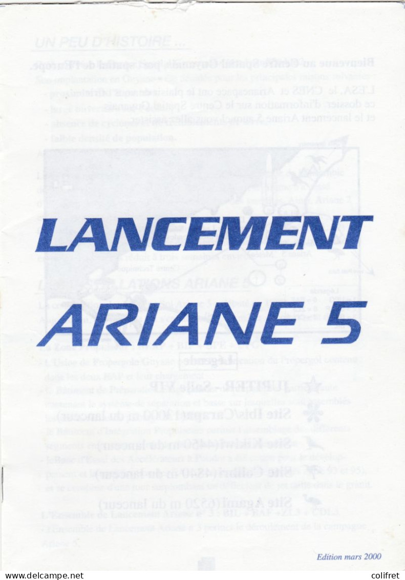 Arianespace  -  Lancement Ariane 5  -  V 130  -  Satellitte GE - 7  -  Satellite Astra 2B - Otros & Sin Clasificación