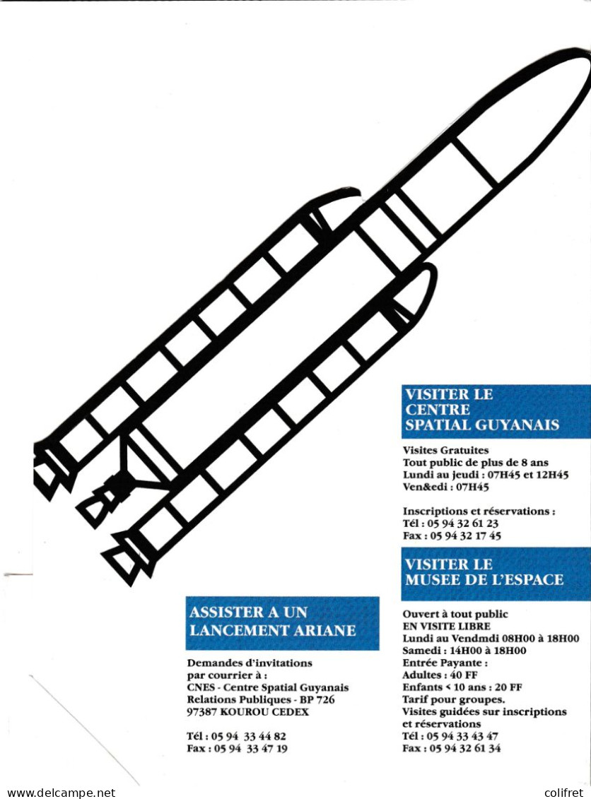 Arianespace  -  Lancement Ariane 5  -  V 130  -  Satellitte GE - 7  -  Satellite Astra 2B - Otros & Sin Clasificación