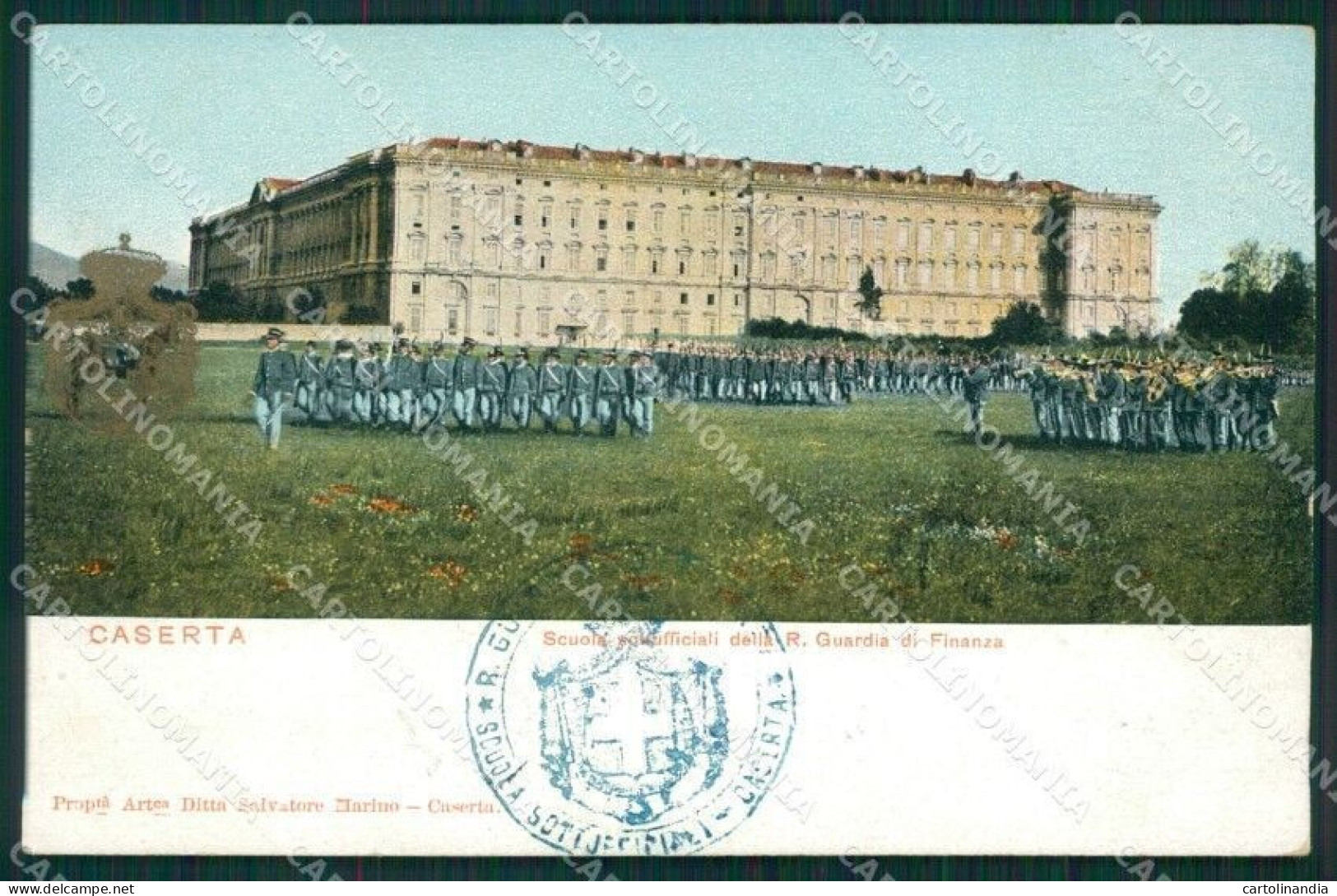 Caserta Città GdF Militari Cartolina QZ3372 - Caserta