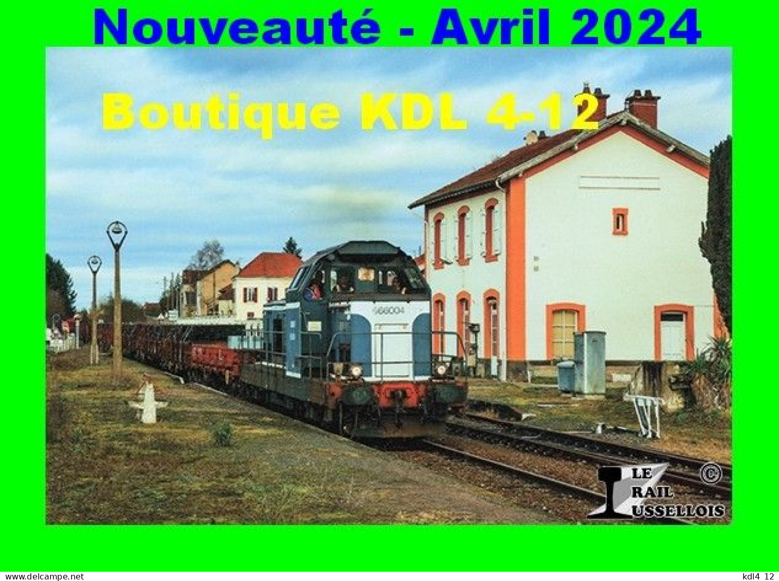 RU 2152 - Train, Loco BB 66004 En Gare De SAINT-YORRE - Allier - SNCF - Stazioni Con Treni