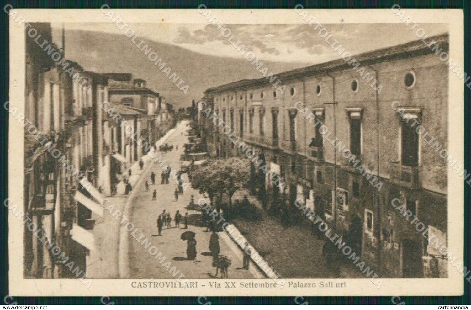 Cosenza Castrovillari PIEGA Cartolina QZ3925 - Cosenza
