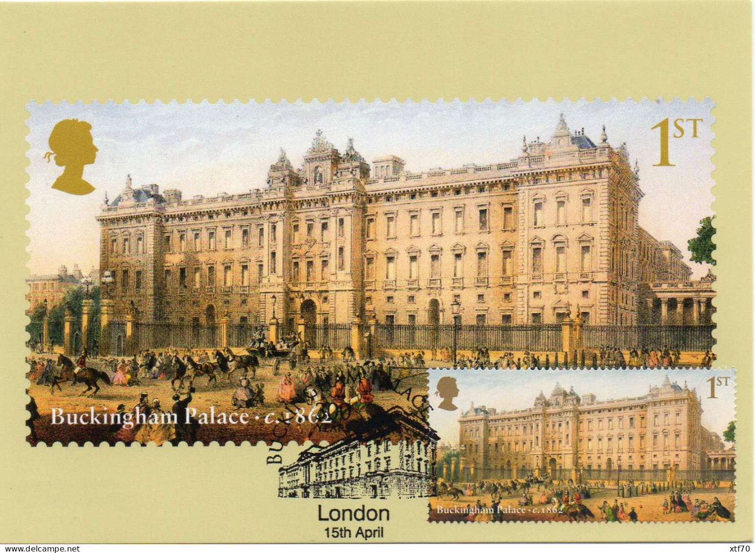 GREAT BRITAIN 2014 Buckingham Palace PHQ Maxi Cards - Maximum Cards