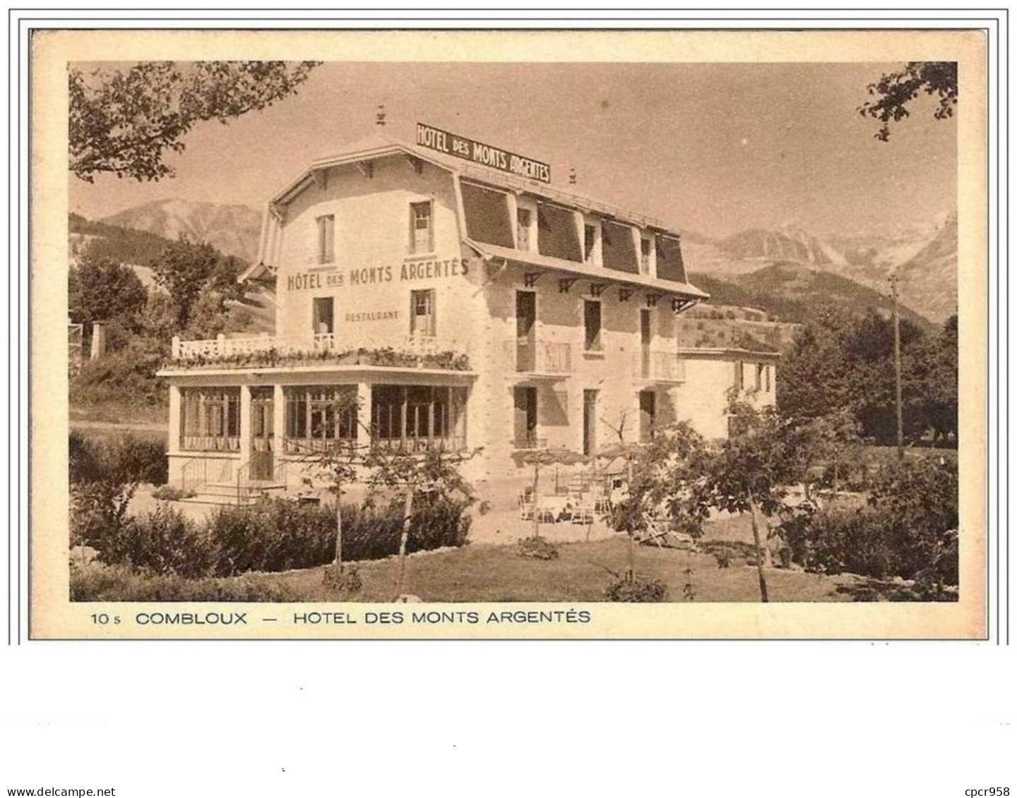 74.COMBLOUX.HOTEL DES MONTS ARGENTES. - Combloux