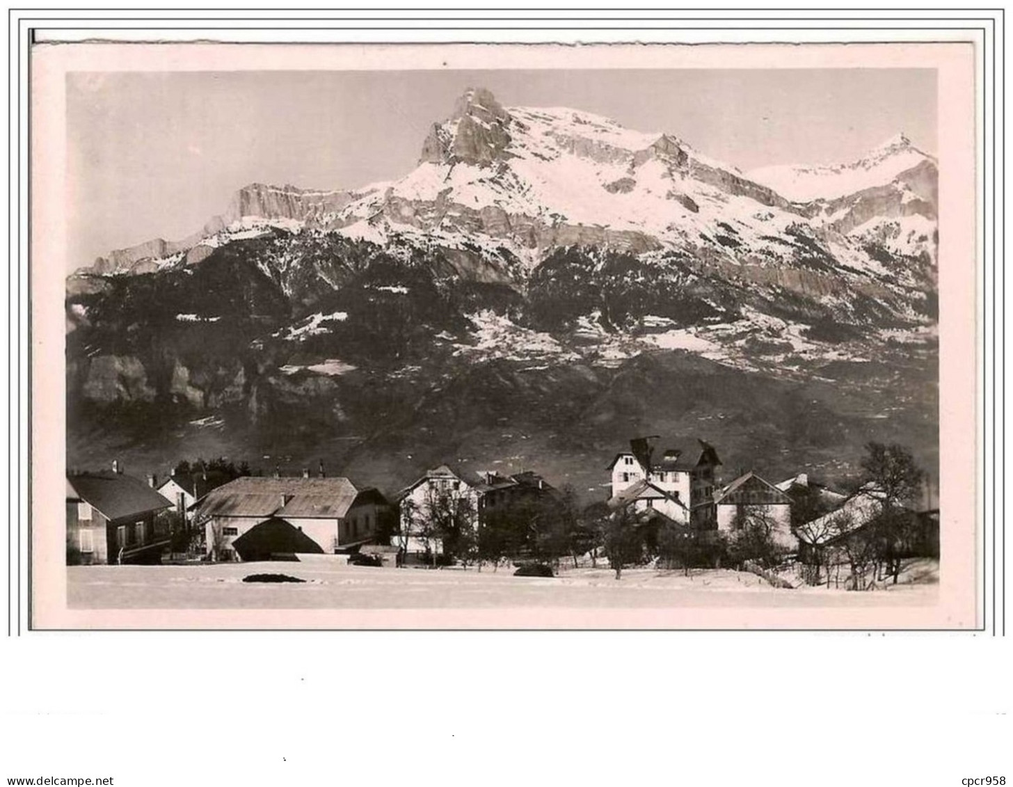 74.COMBLOUX.ET LES AIGUILLES DE WARRENS.CPSM. - Combloux