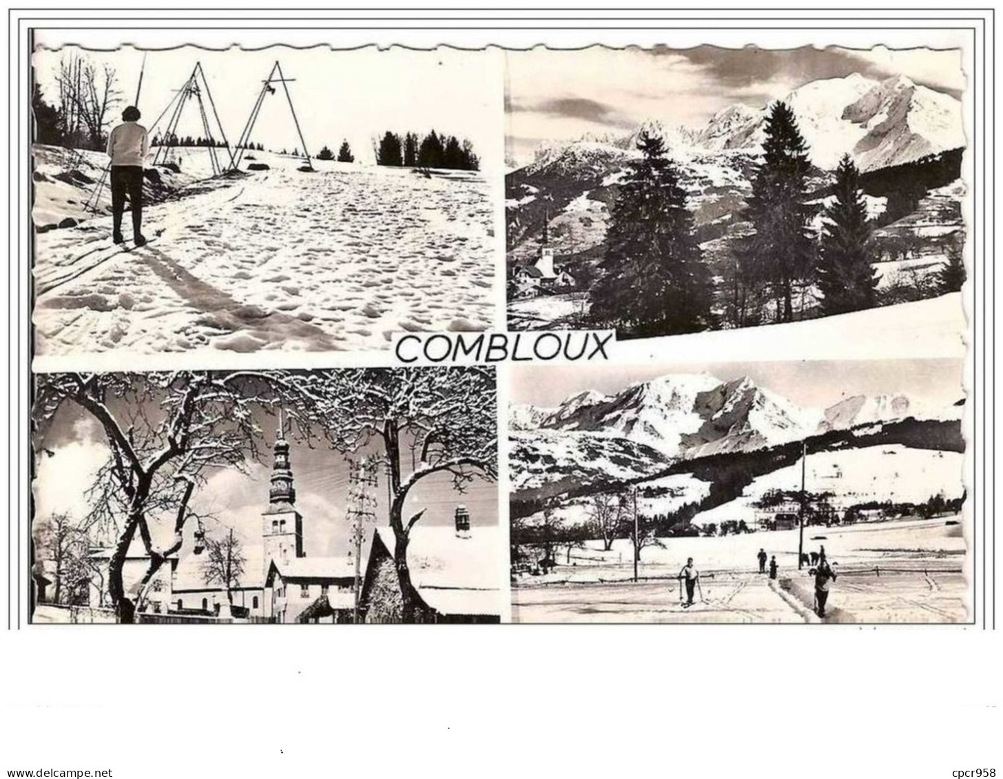 74.COMBLOUX.PAYSAGES D'HIVER.CPSM. - Combloux