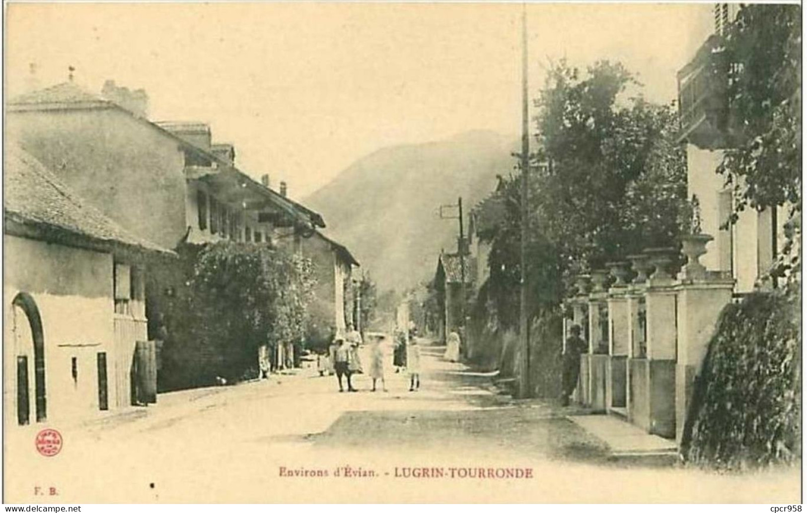 74.LUGRIN-TOURRONDE.ENVIR ONS D'EVIAN - Lugrin