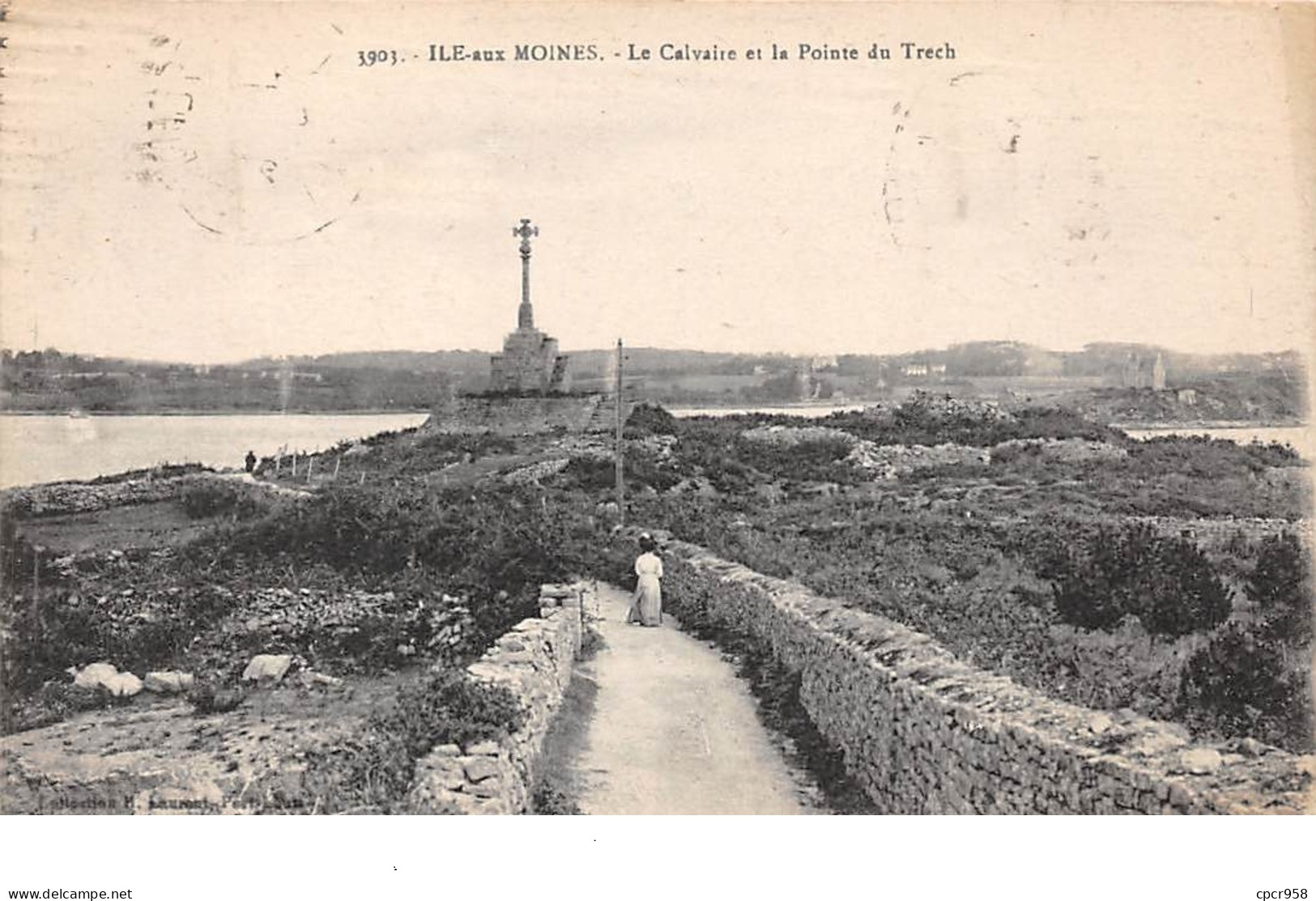 56 . N°205675. Ile Aux Moines. Le Calvaire Et La Pointe Du Trech - Ile Aux Moines