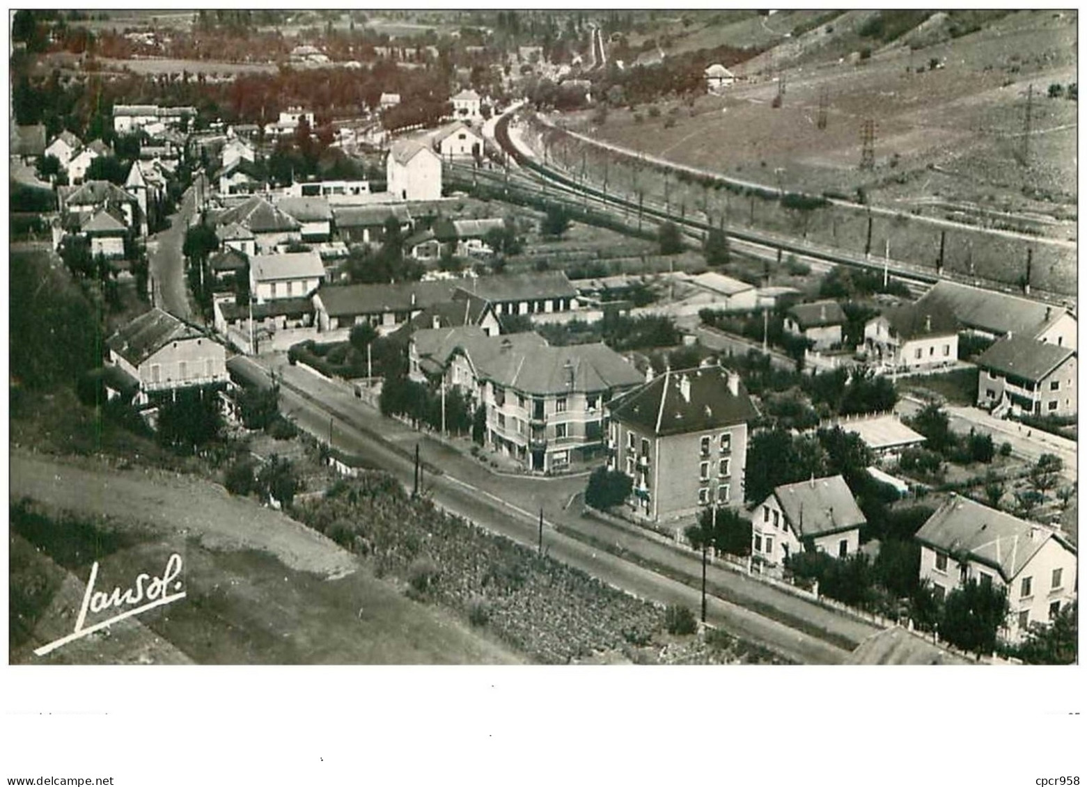 73 .n°39714 . Montmelian.le Quartier De La Gare.cpsm 14 X 9 Cm . - Montmelian