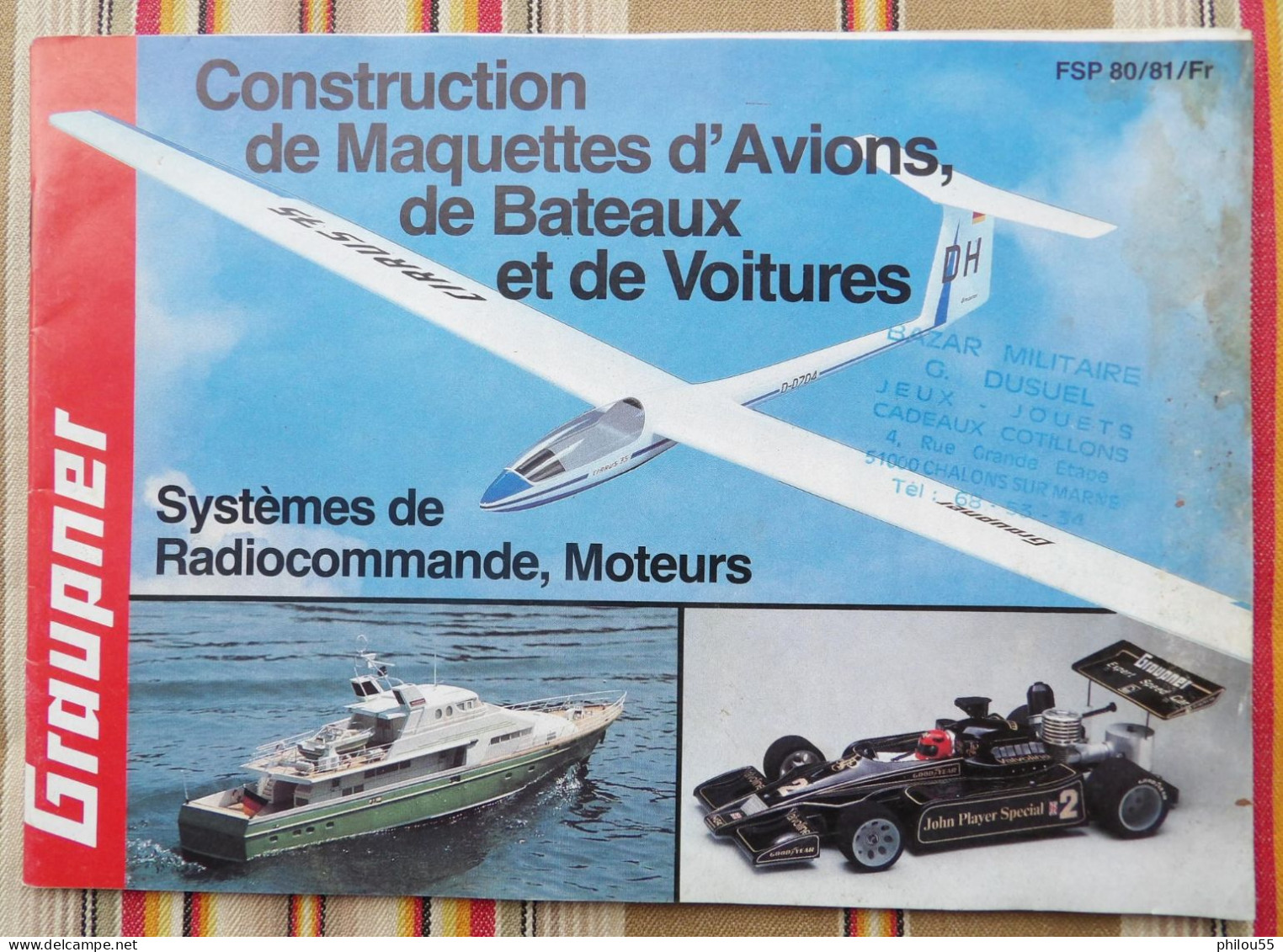 Catalogue GRAUPNER Maquettes Avions Bateaux Voitures 1980 1981 - Collections