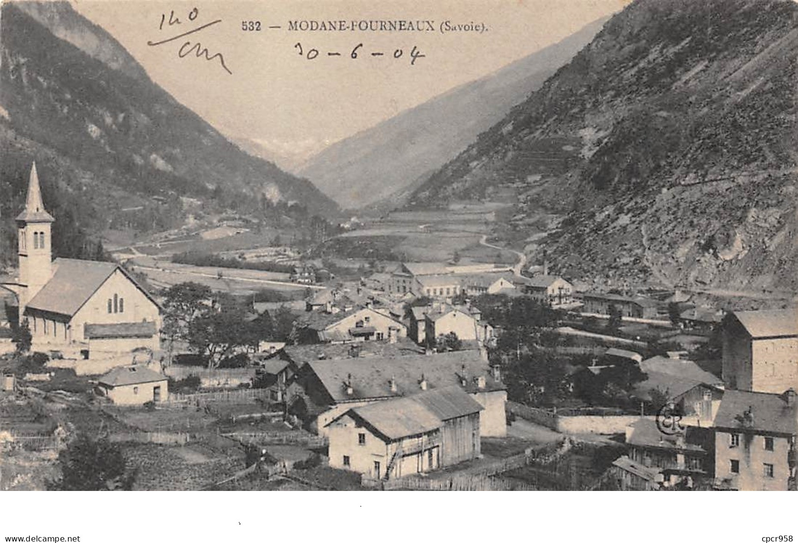 73. N°205922. Modane Fourneaux. Vue - Modane