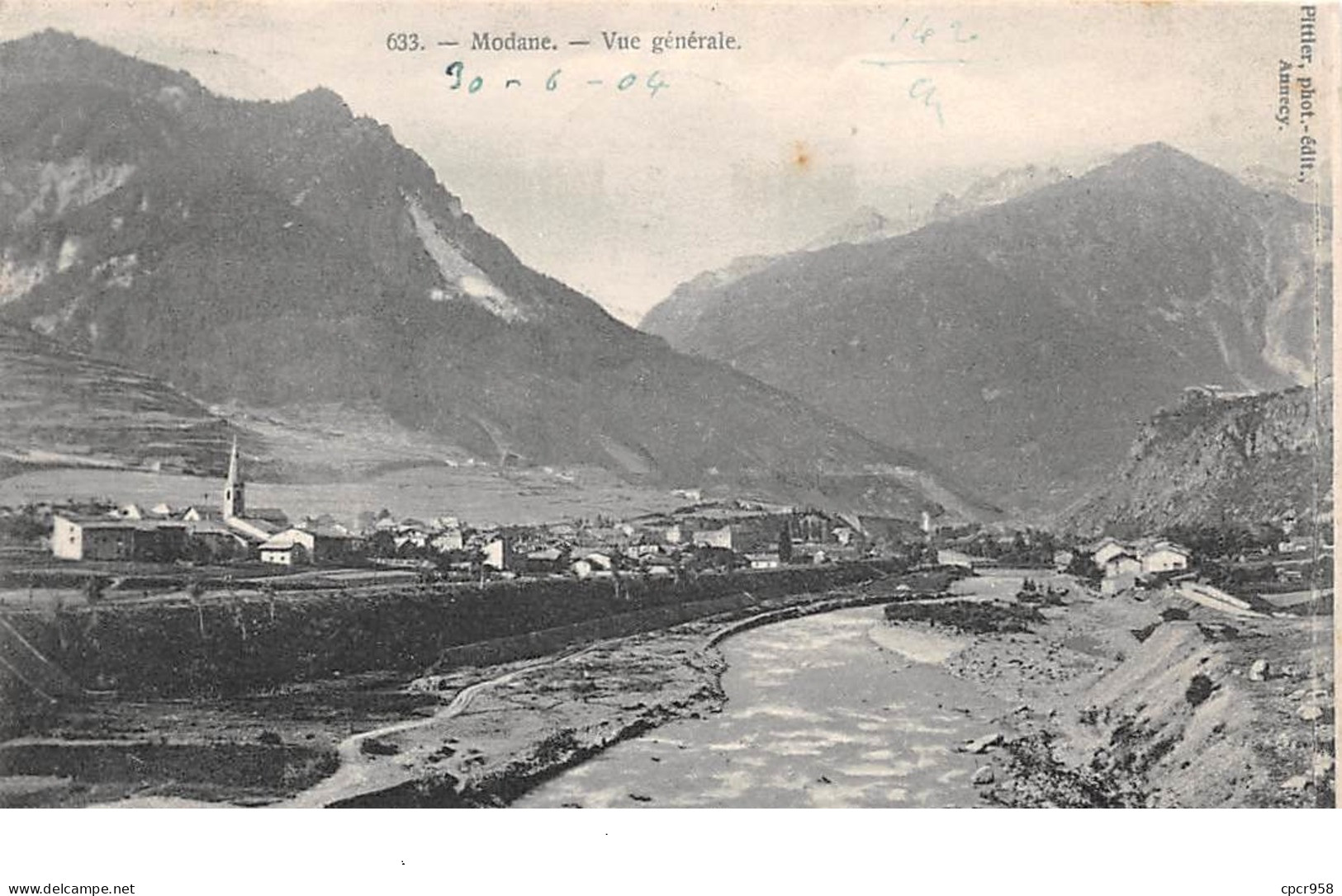 73. N°205921. Modane. Vue Générale - Modane