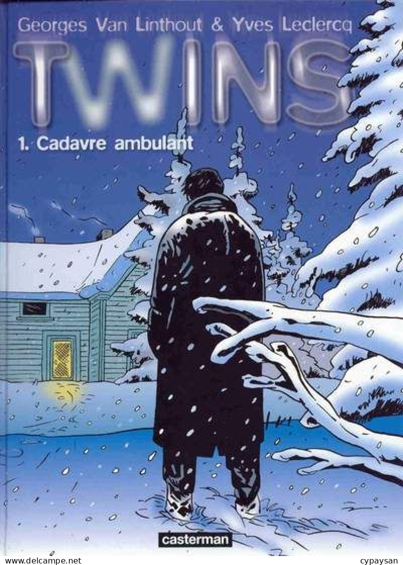 Twins 1 Cadavre Ambulant EO DEDICACE BE Casterman 10/2001 Leclercq Van Linthout (BI2) - Dédicaces