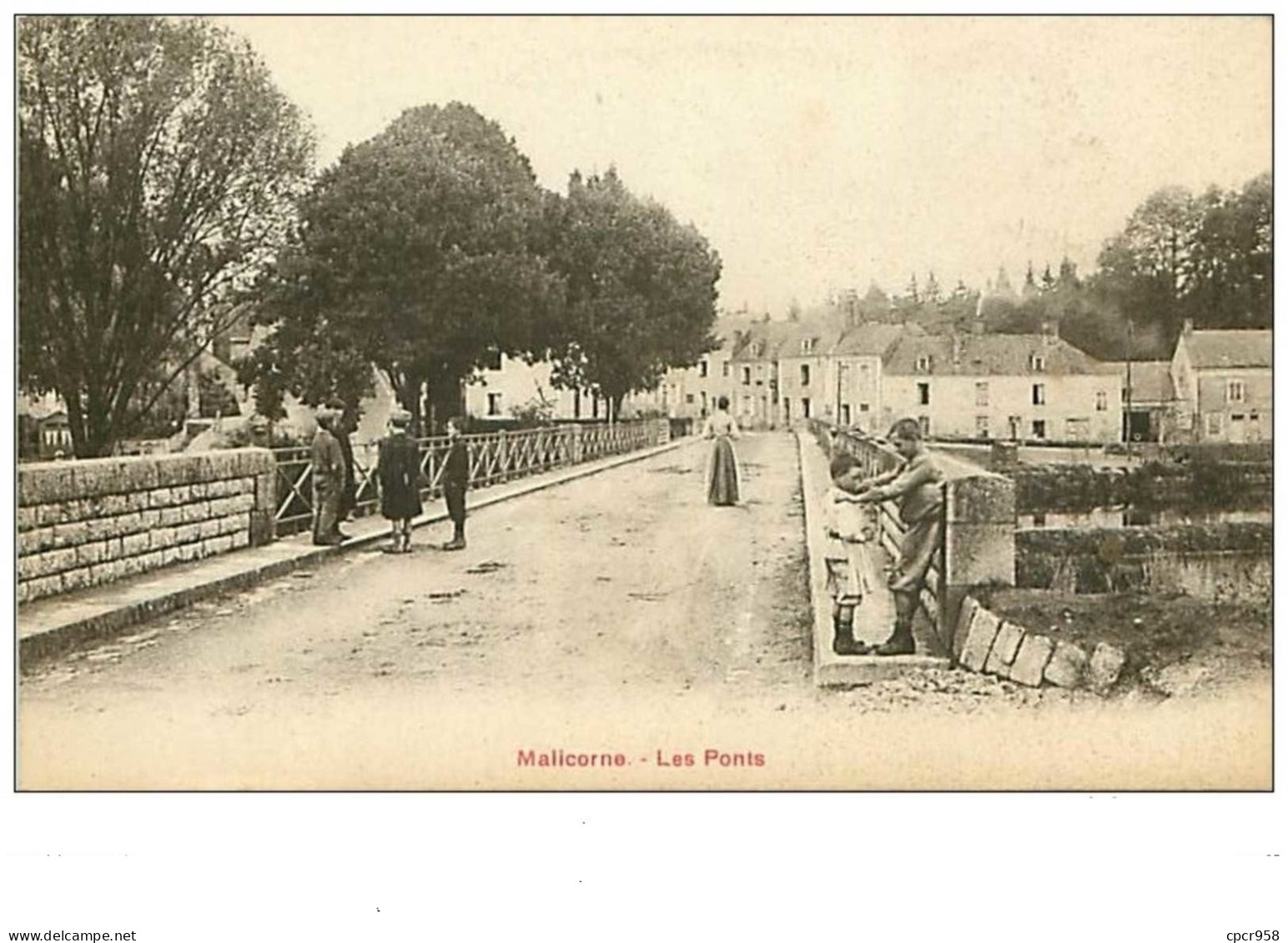 72.MALICORNE.n°194.LES PONTS - Malicorne Sur Sarthe