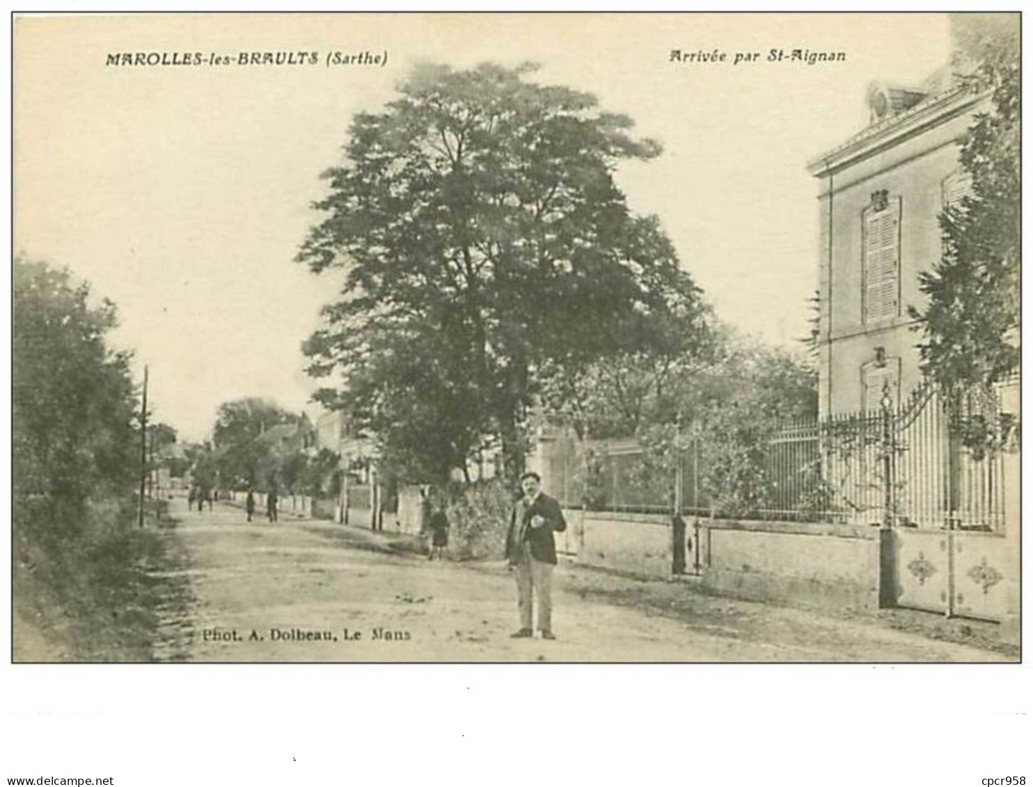 72.MAROLLES LES BRAULTS.n°67.ARRIVEE PAR ST AIGNAN - Marolles-les-Braults