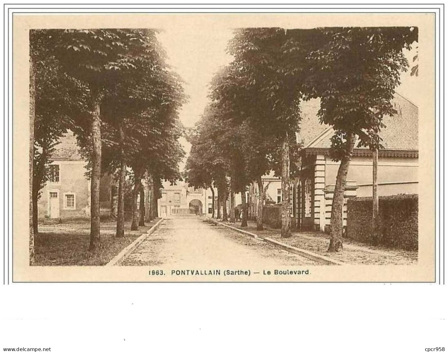 72.PONTVALLAIN.LE BOULEVARD - Pontvallain