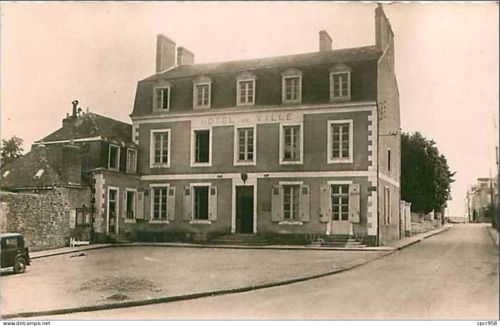 72.SILLE LE GUILLAUME.HOTEL DE VILLE.CPSM - Sille Le Guillaume