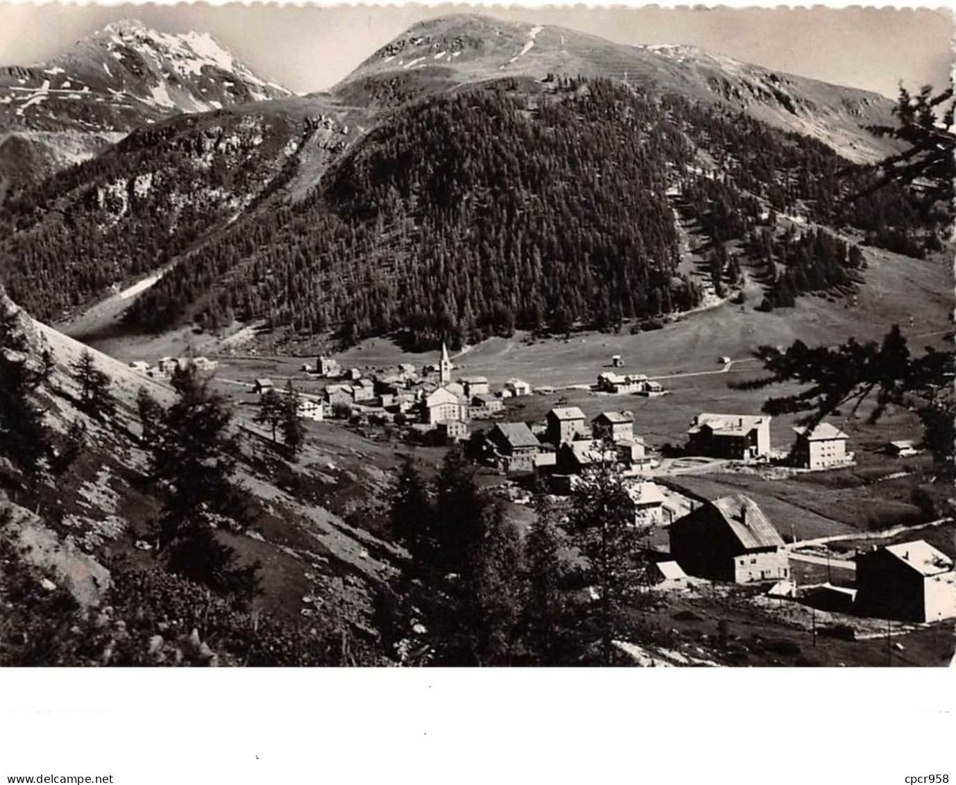 73 .  N° 200703  .  VAL D ISERE  .  VUE GENERALE DE LA STATION  .  CPSM . 14,5 X 10,5 - Val D'Isere