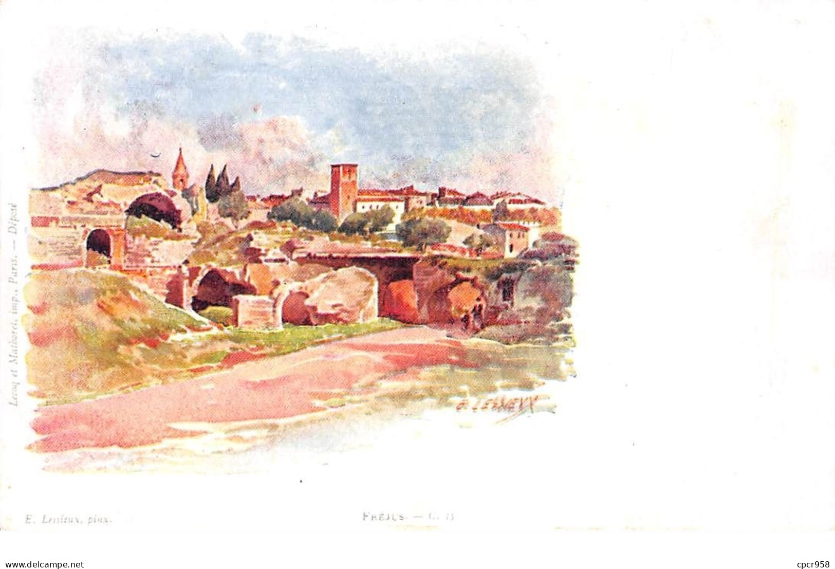 Illustrateur - N°68225 - Lessieux - Fréjus C.15 - Village - Lessieux