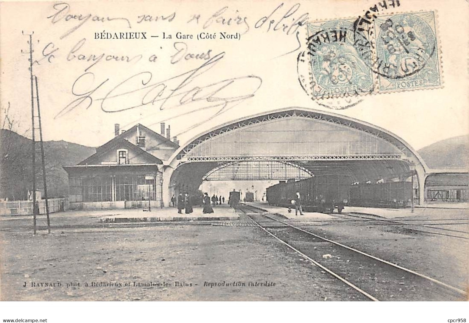 34 - N°111174 - Bédarieux - La Gare (Côté Nord) - Train - Bedarieux