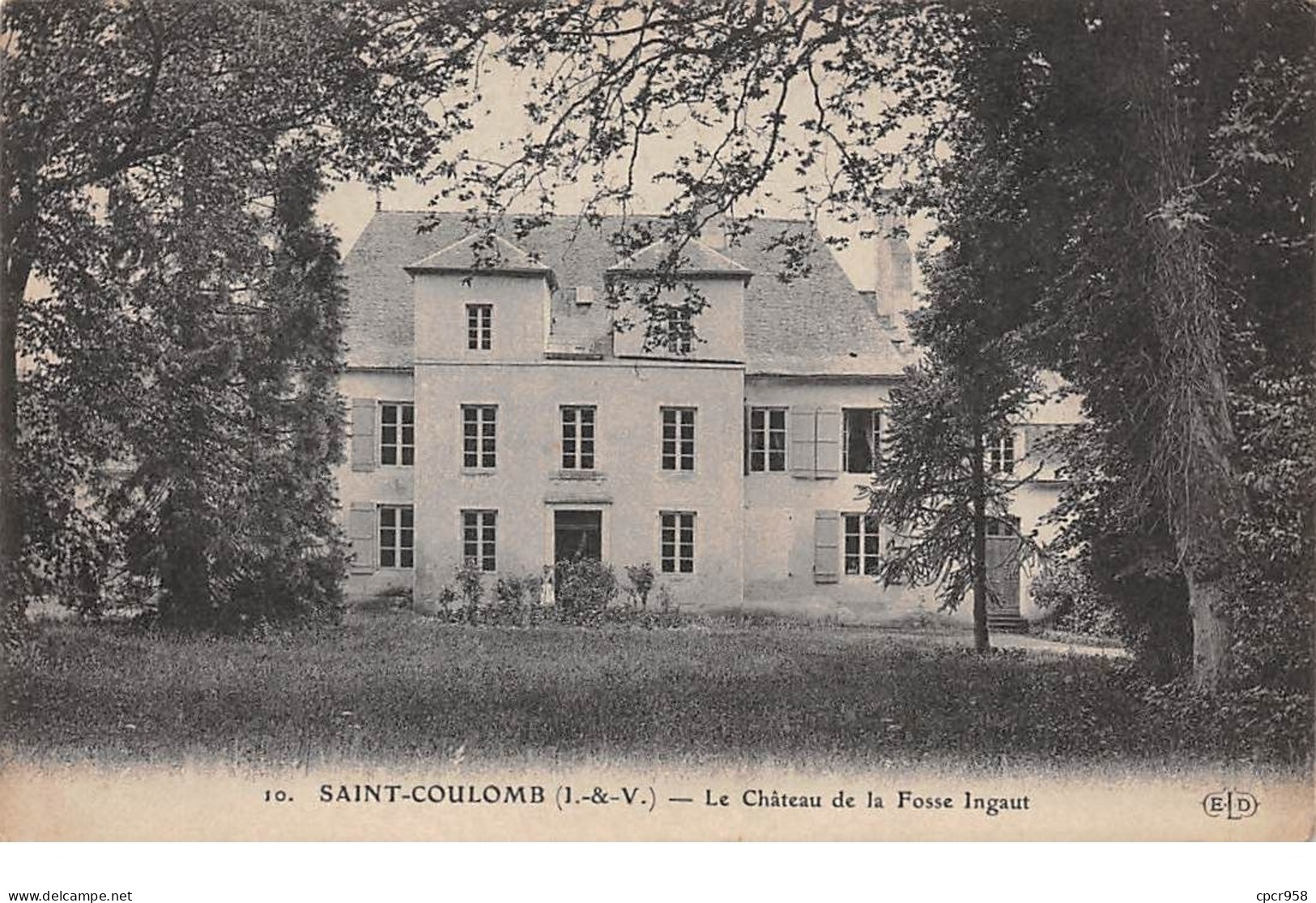 35 - N°111180 - Saint-Coulomb - Le Château De La Fosse Ingaut - Saint-Coulomb