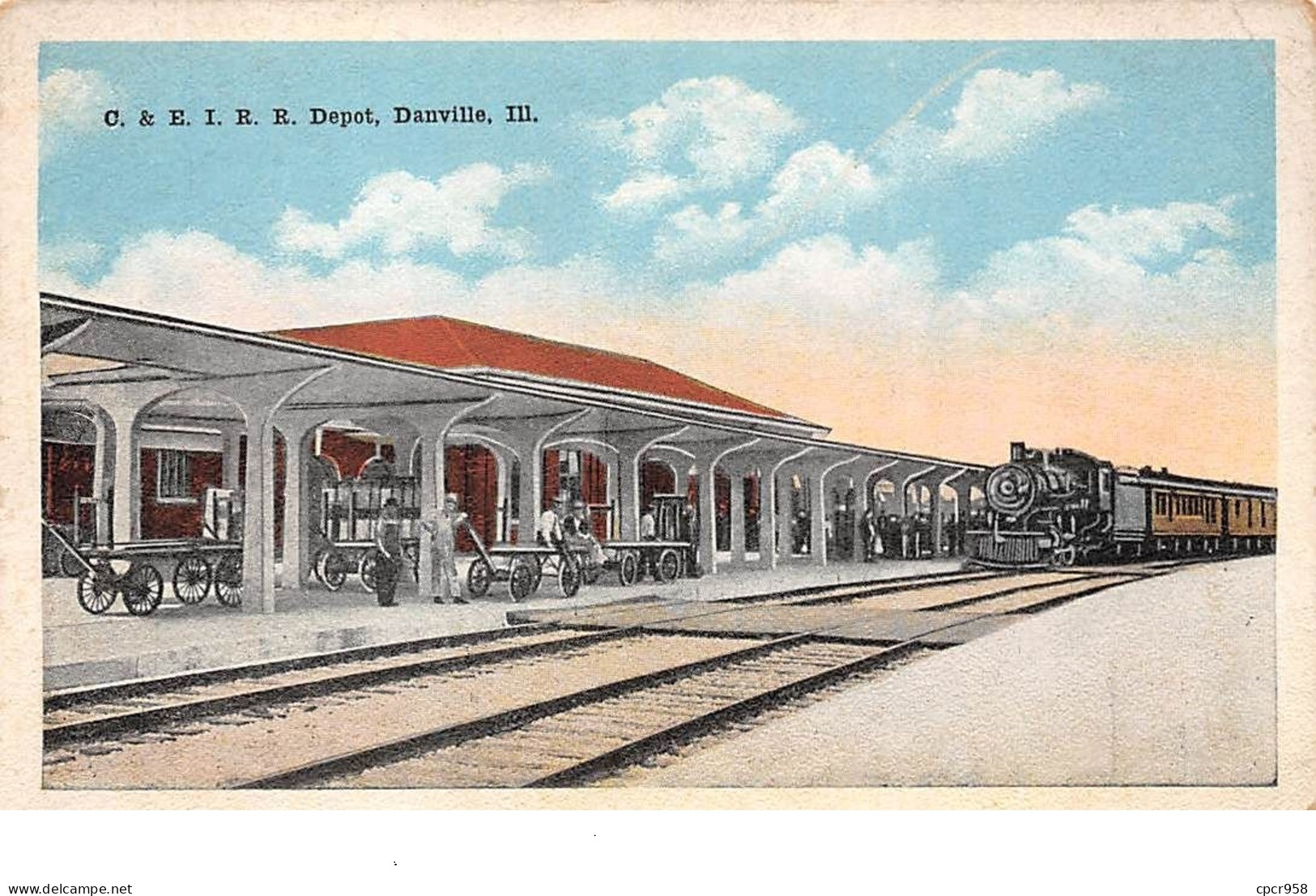 Etats-Unis - N°67767 - ILLINOIS - DANVILLE - C.&.E.I.R.R. - Train - Andere & Zonder Classificatie