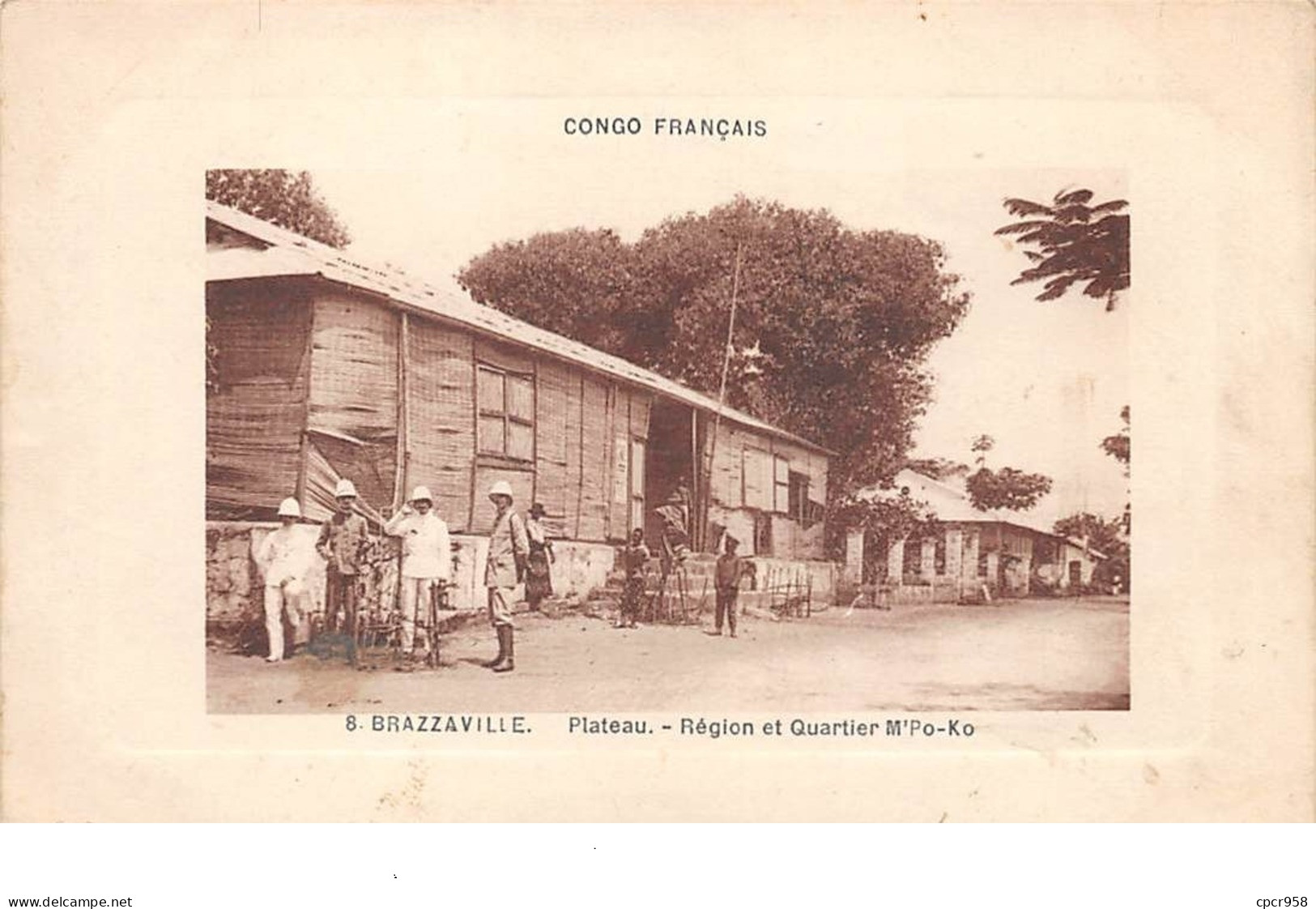 Congo - N°67730 - BRAZZAVILLE - Plateau - Région Et Quartier M'Po-Ko - Brazzaville