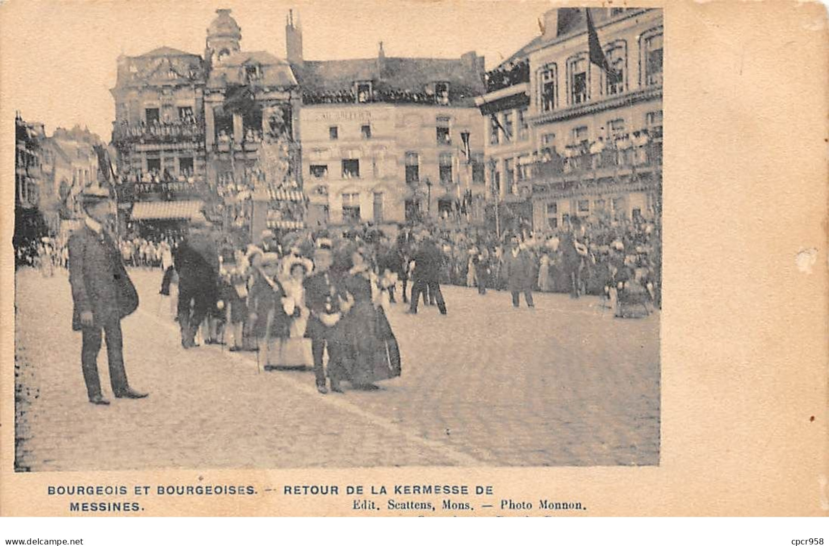 Belgique - N°71881 - MESSINES - Bourgeois Et Bourgeoises - Retour De La Kermesse De Messines - Messines - Mesen