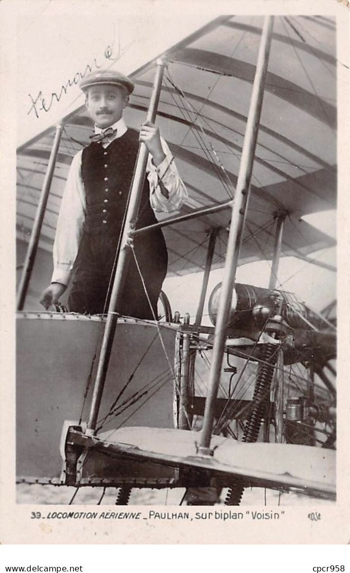 Avions - N°68564 - Locomotion Aérienne - Paulhan, Sur Biplan Voisin - ....-1914: Precursors