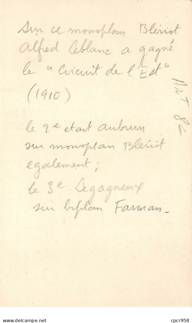 Avions - N°68561 - L'aviateur Leblanc, Sur Monoplan Blériot - ....-1914: Précurseurs