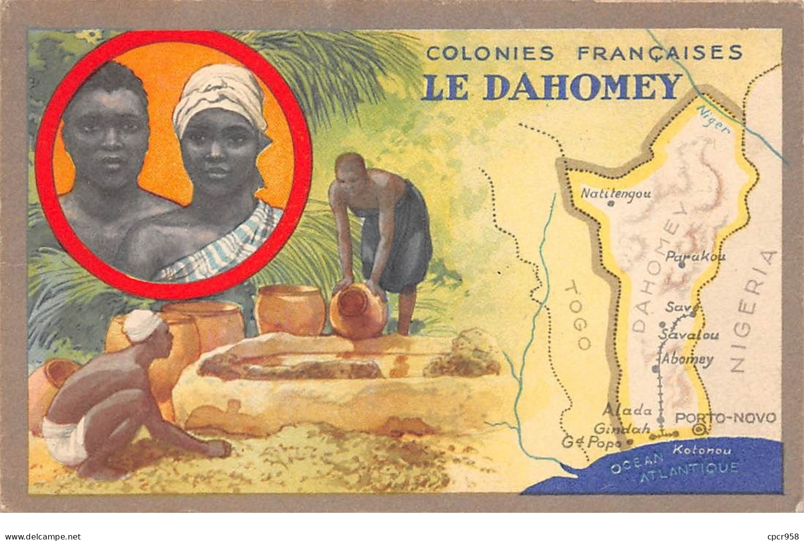 Dahomey - N°68814 - Colonies Françaises LE DAHOMEY - Edition Spéciale Des Produits Chimiques Lion Noir - Dahomey