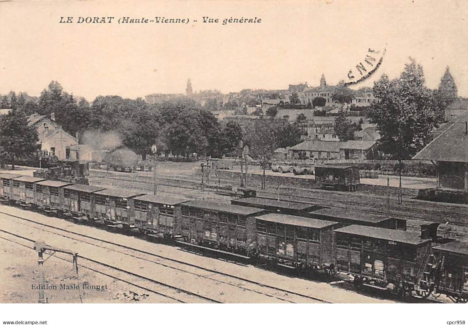 87 - N°111638 - Le Dorat - Vue Générale - Gare - Train - Le Dorat