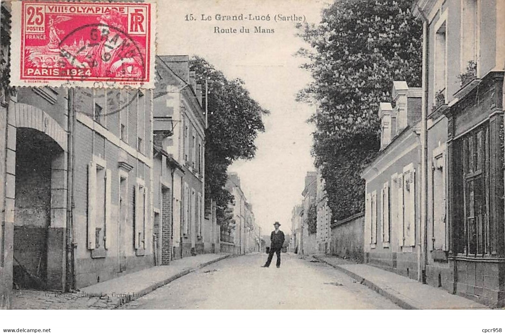 72 - N°111485 - Le Grand-Luce - Route Du Mans - Le Grand Luce