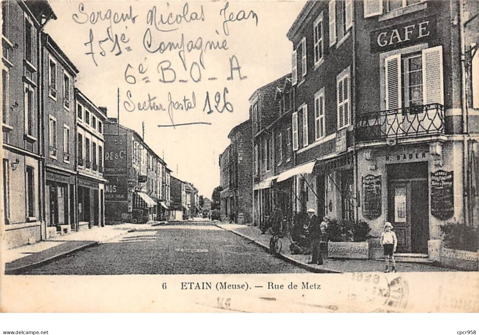 55 - N°111340 - Etain - Rue De Metz - Etain