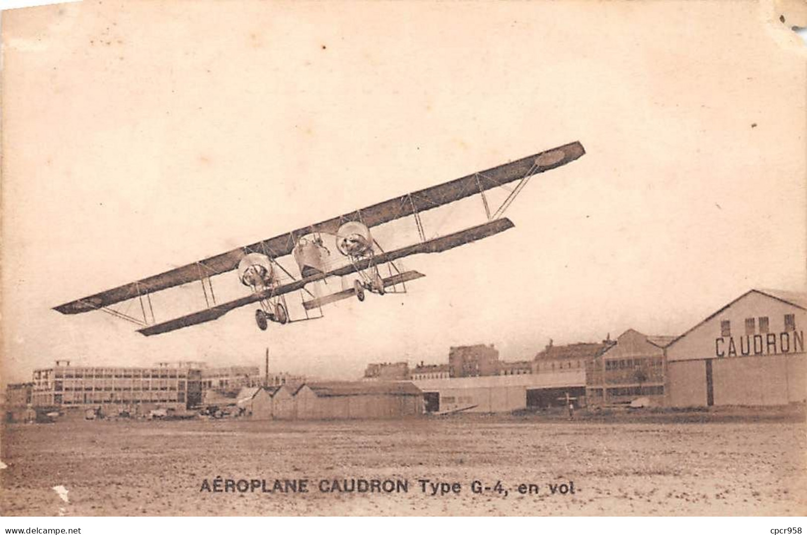 Aviation - N°70577 - Aéroplane Caudron Type G-4 En Vol - Carte Vendue En L'état - 1914-1918: 1st War