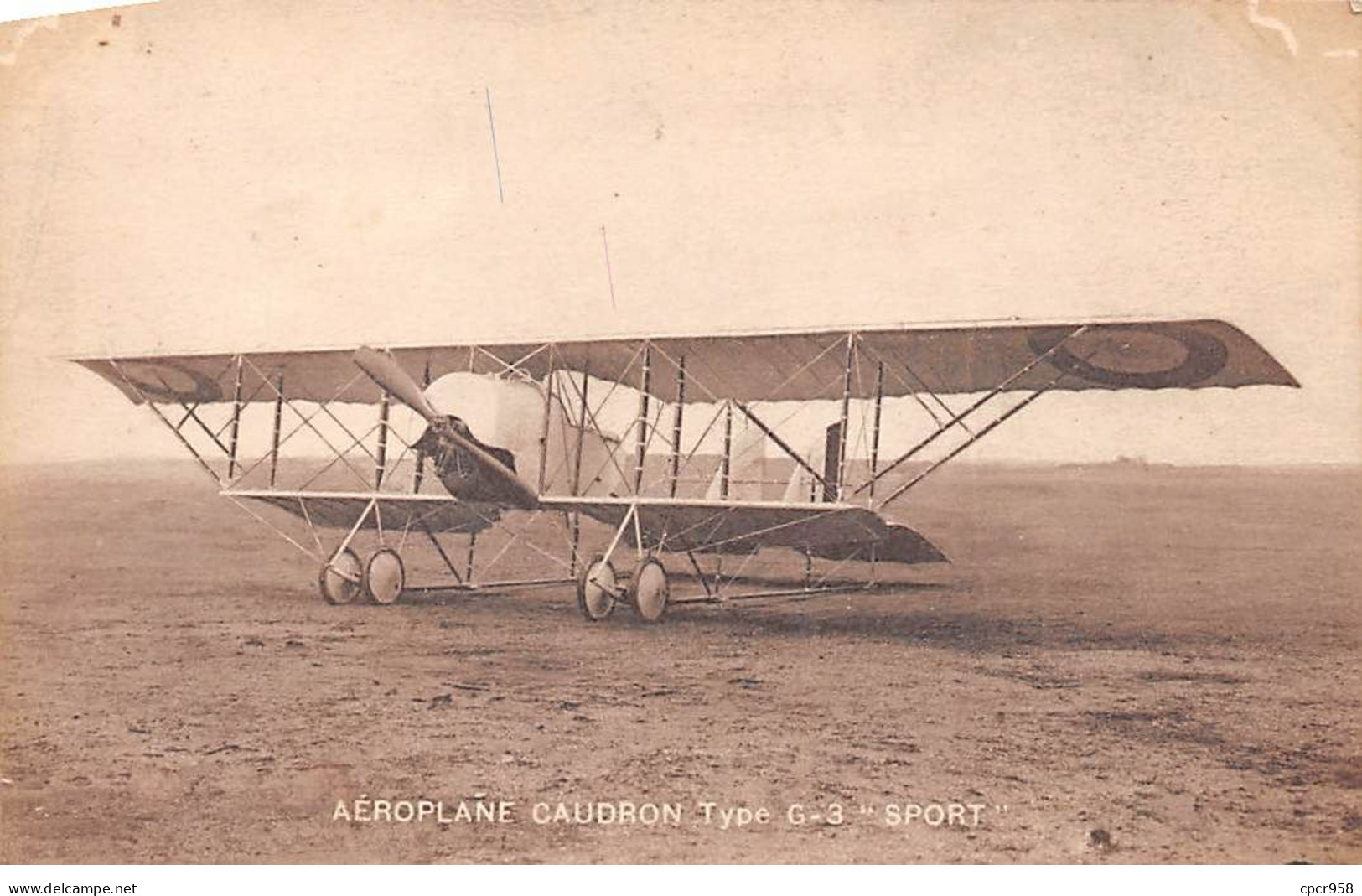 Aviation - N°70575 - Aéroplane Caudron Type G-3 Sport - 1914-1918: 1st War