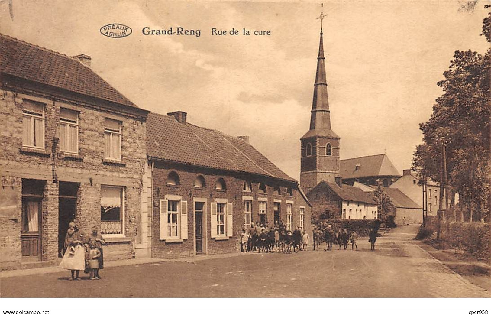 Belgique - N°71396 - ERQUELINNES - GRAND-RENG - Rue De La Cure - Erquelinnes