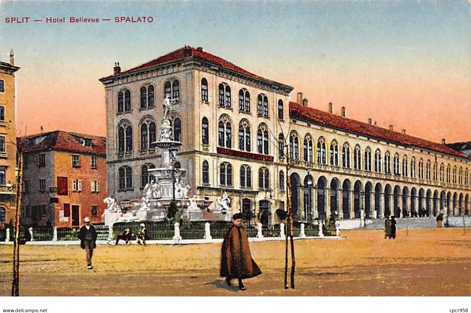 Croatie - N°71290 - SPLIT - Hotel Bellevue - SPALATO - Kroatien