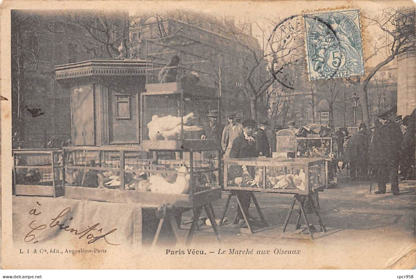 75 - N°73217 - PARIS Petits Métier, Paris Vécu - Le Marché Aux Oiseaux - Straßenhandel Und Kleingewerbe