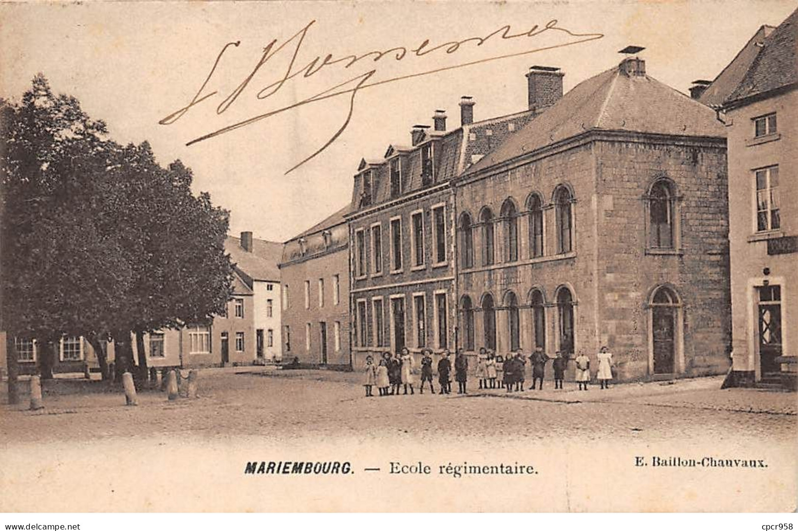 Belgique - N°72654 - COUVIN - MARIEMBOURG - Ecole Régimentaire - Couvin