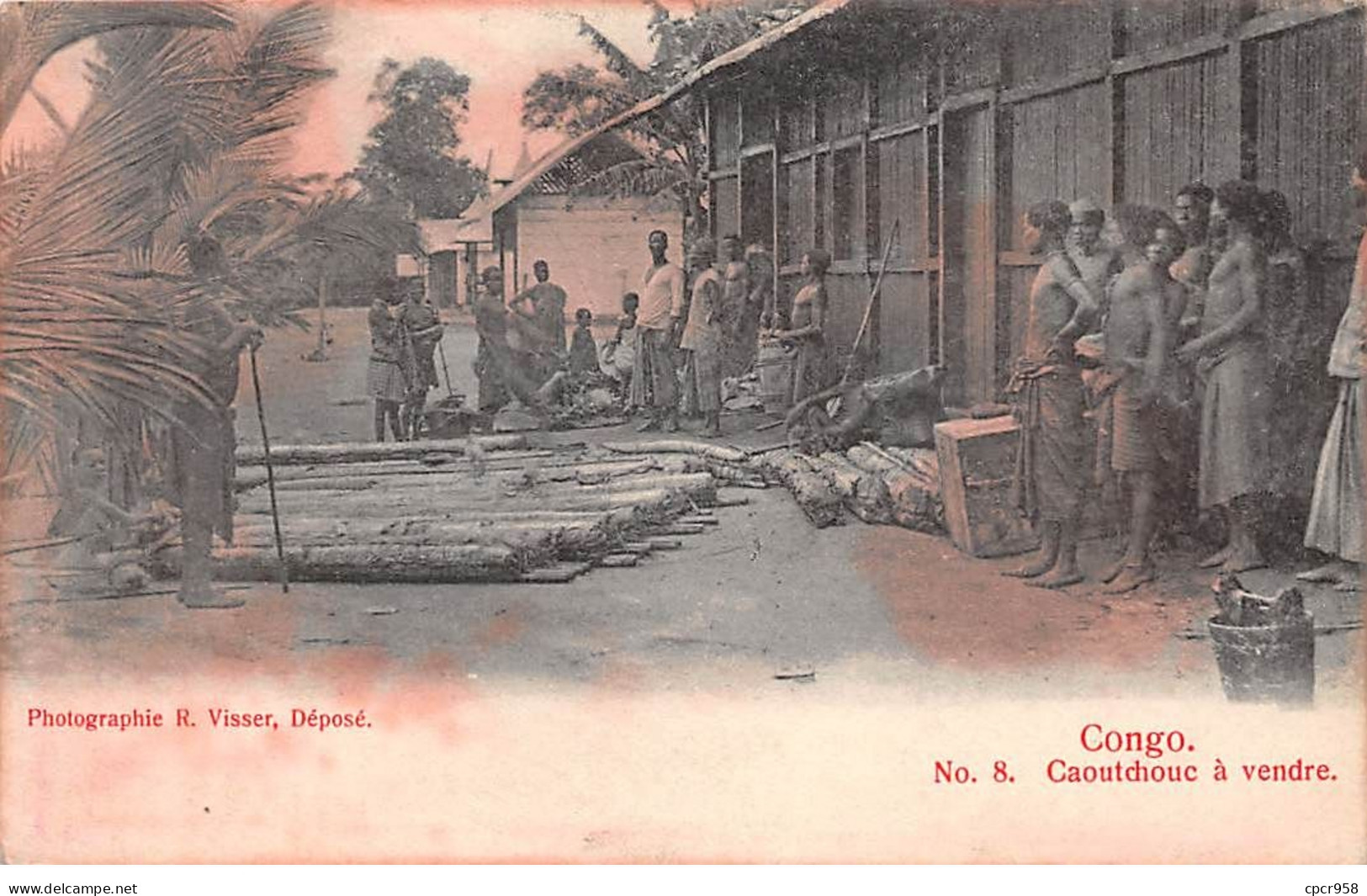 Congo - N°71764 - Caoutchouc à Vendre - Carte Vendue En L'état - Autres & Non Classés