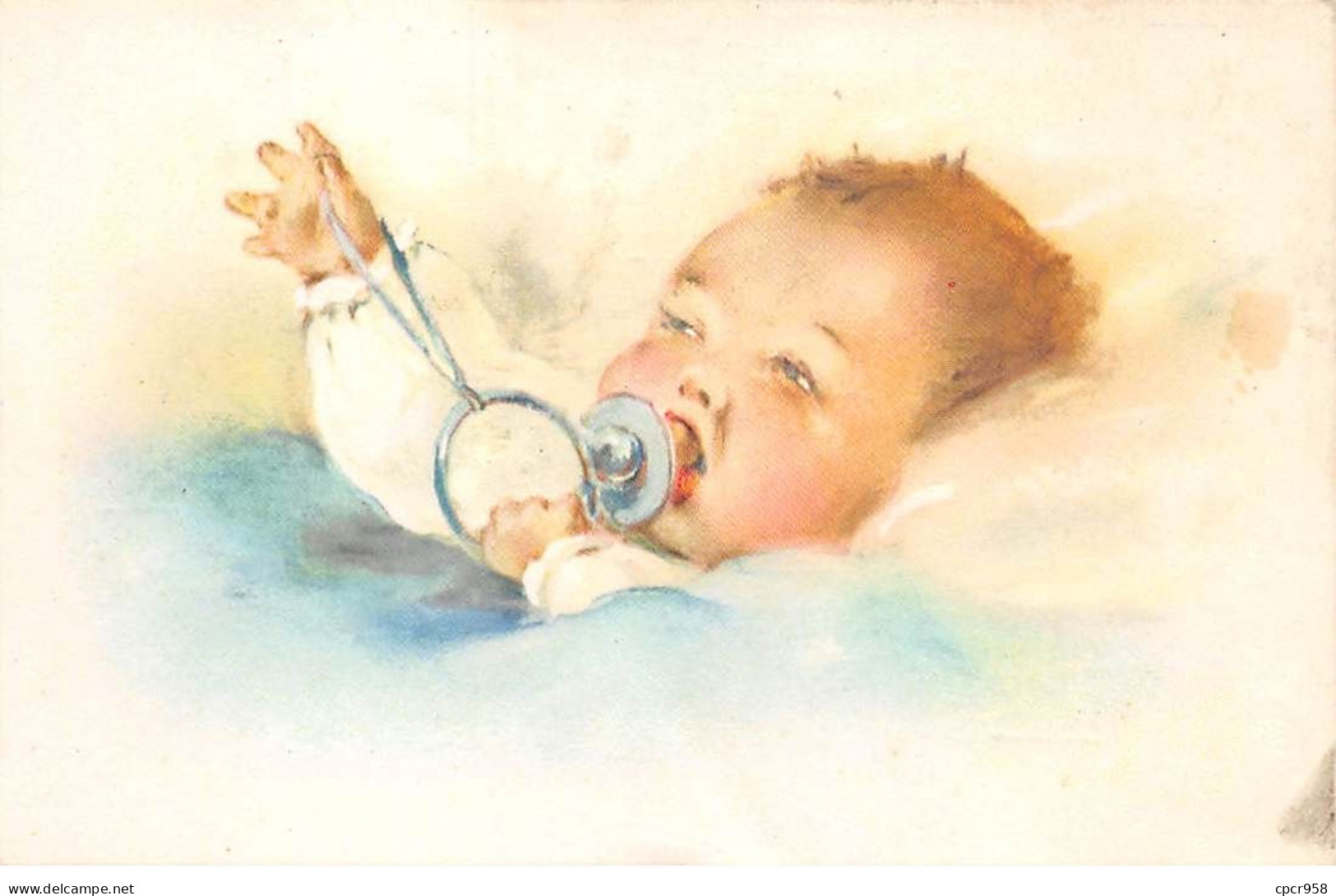 Fantaisies - N°70664 - Bébé Avec Une Tétine - Babies
