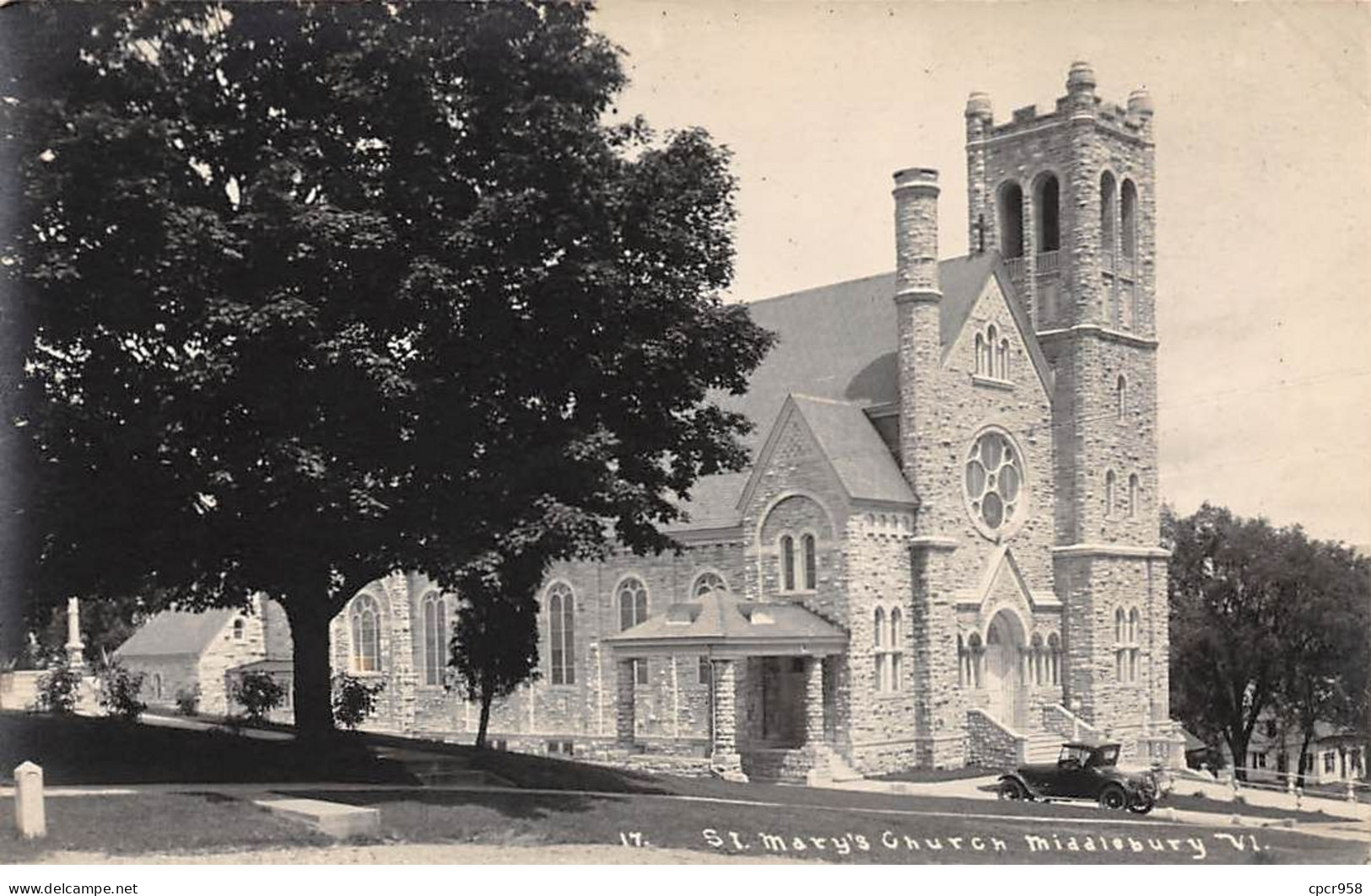 Etats-Unis - N°72183 - MIDDLEBURY - St. Mary's Church - Carte Photo - Autres & Non Classés