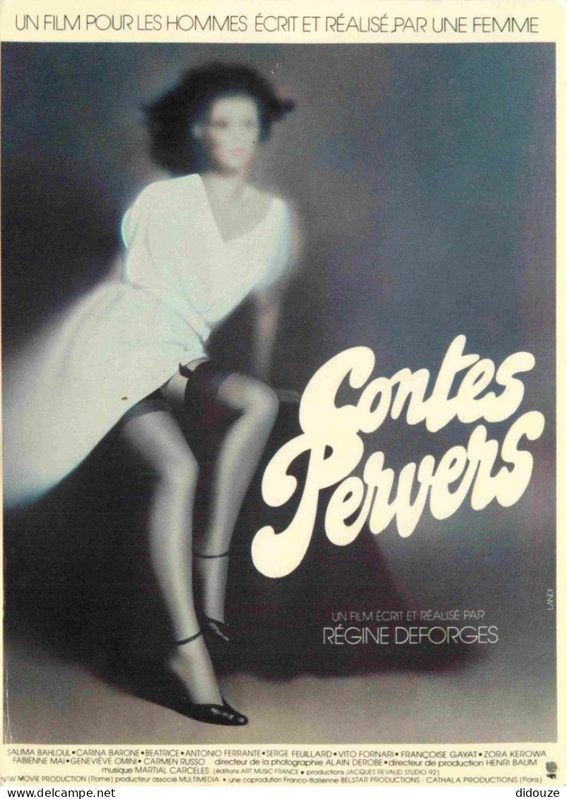 Cinema - Affiche De Film - Contes Pervers - Femme Sexy - Régine Deforges - Affiche De Landi - CPM - Voir Scans Recto-Ver - Plakate Auf Karten