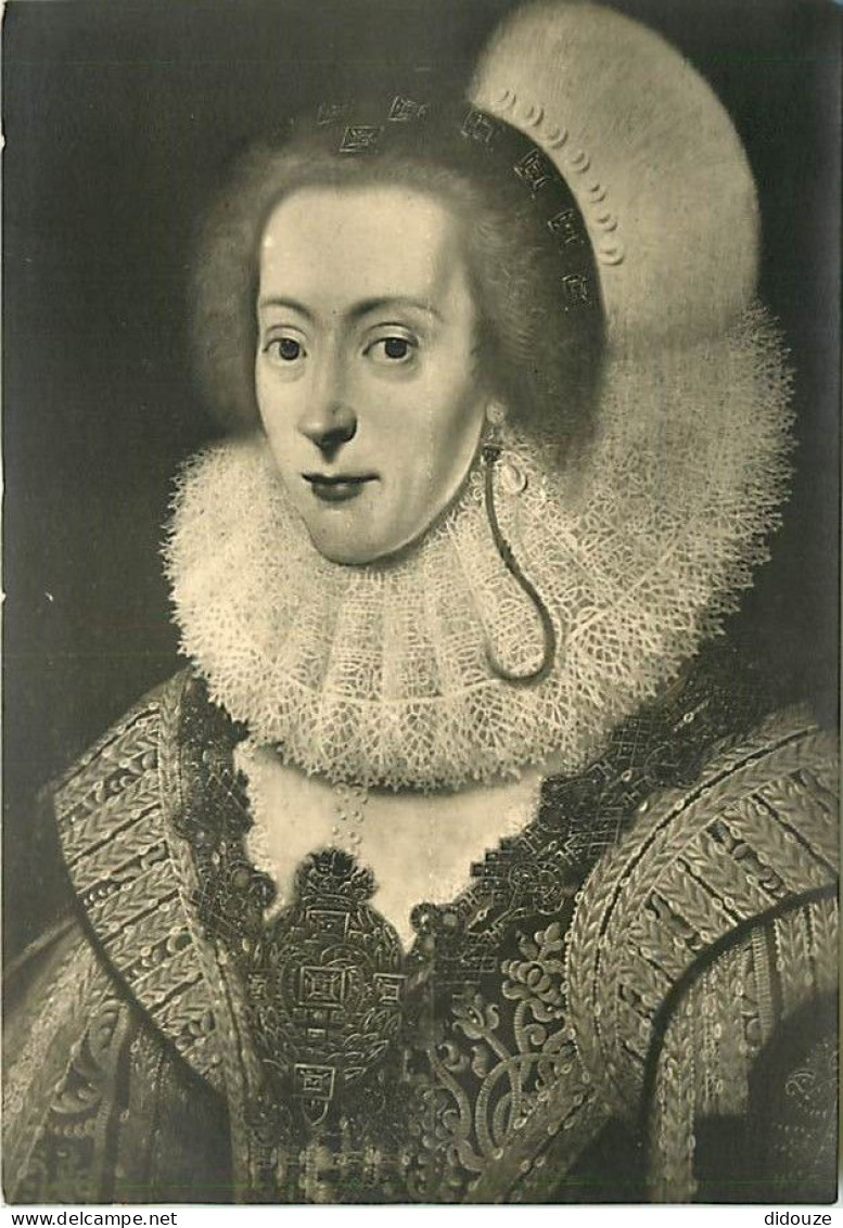 Art - Peinture - Histoire - Mierevelt - Ecole Hollandaise - Portrait D'Elisabeth D'Angleterre   Reine De Bohême - Musée  - Histoire