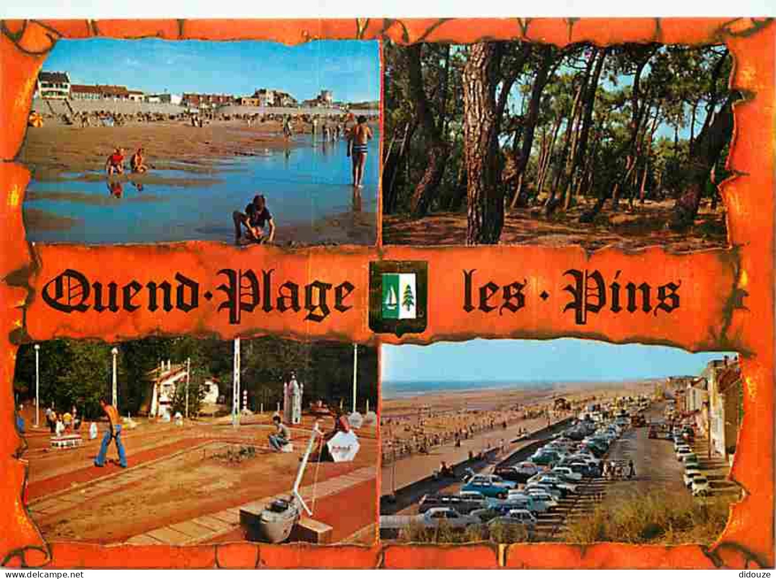 80 - Quend Plage Les Pins - Multivues - Plage - Automobiles - Mini Golf - CPM - Voir Scans Recto-Verso - Quend