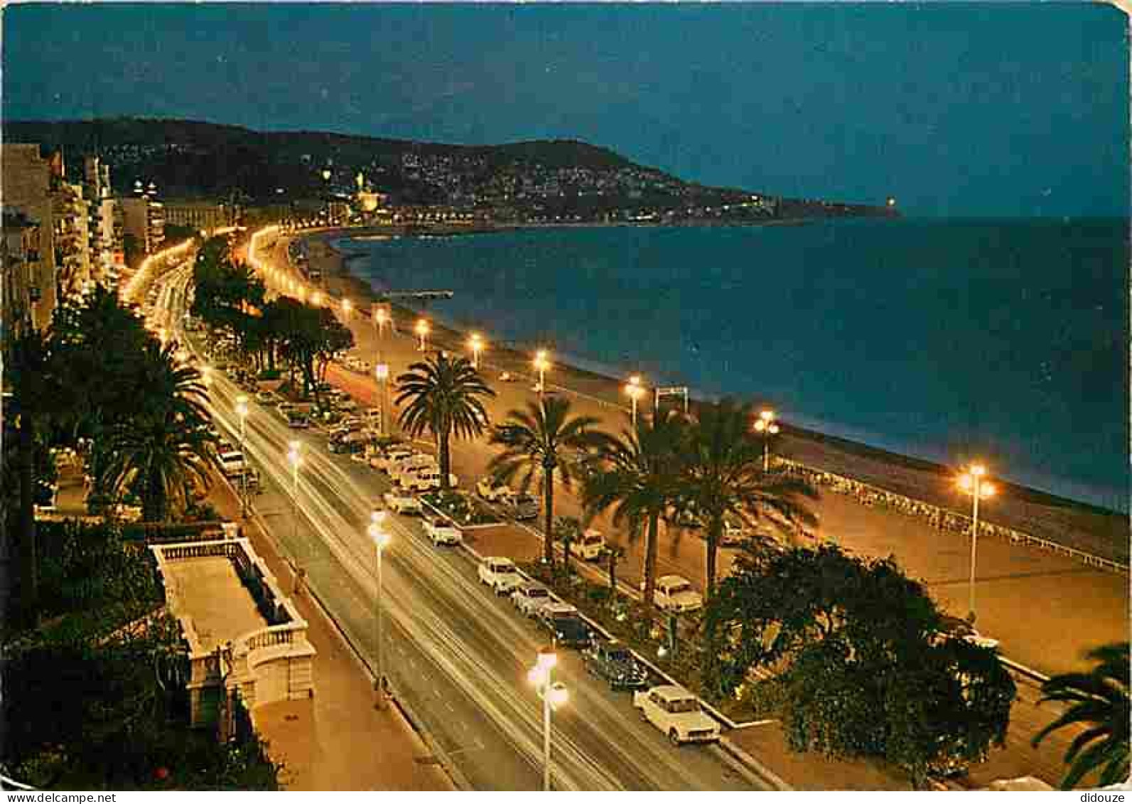 06 - Nice - La Promenade Des Anglais La Nuit - CPM - Voir Scans Recto-Verso - Nice Bij Nacht