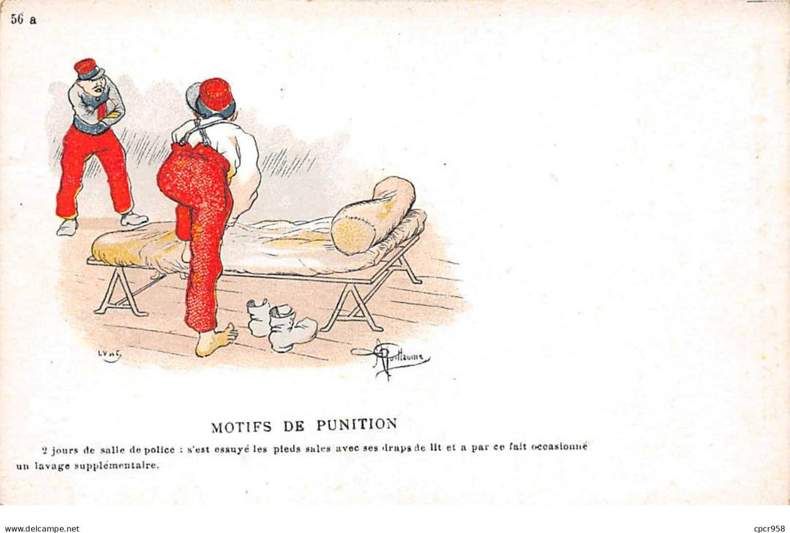 Illustrateur - N°73376 - Guillaume 56a - Motifs De Punition - Carte Publicitaire Boncao - Guillaume