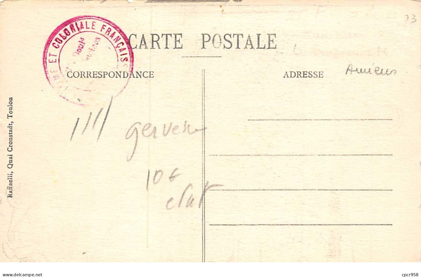 Illustrateur - N°73395 - H. Gervese - Nos Marins - Canonier - N°42 - Carte Vendue En L'état - Gervese, H.