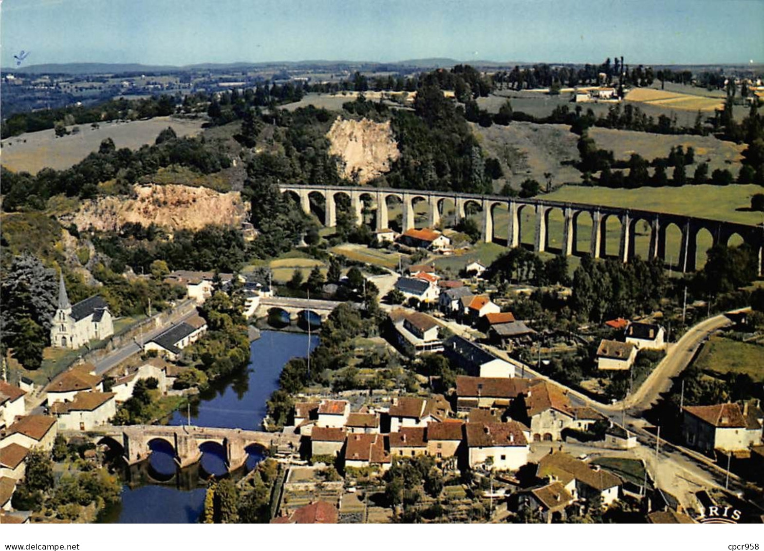 87.AM11066.Saint-Léonard.Vue D'ensemble.Edit Théojac.313-44 A.CPSM 15x10 Cm - Saint Leonard De Noblat